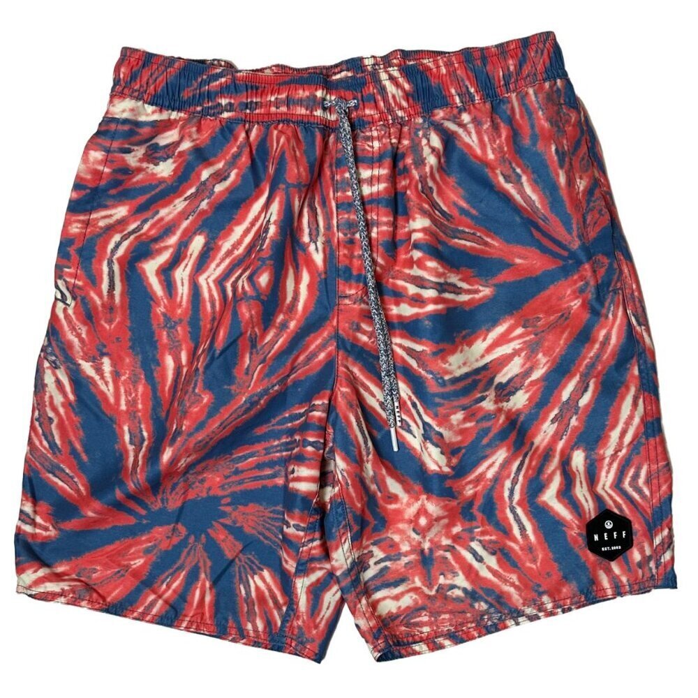 Neff Tie Dye Men's Swim Board Shorts Size M